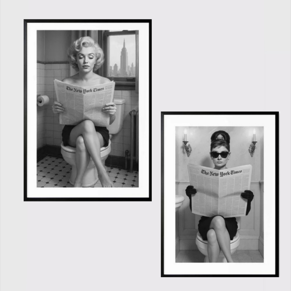 Black and White Framed Art Prints